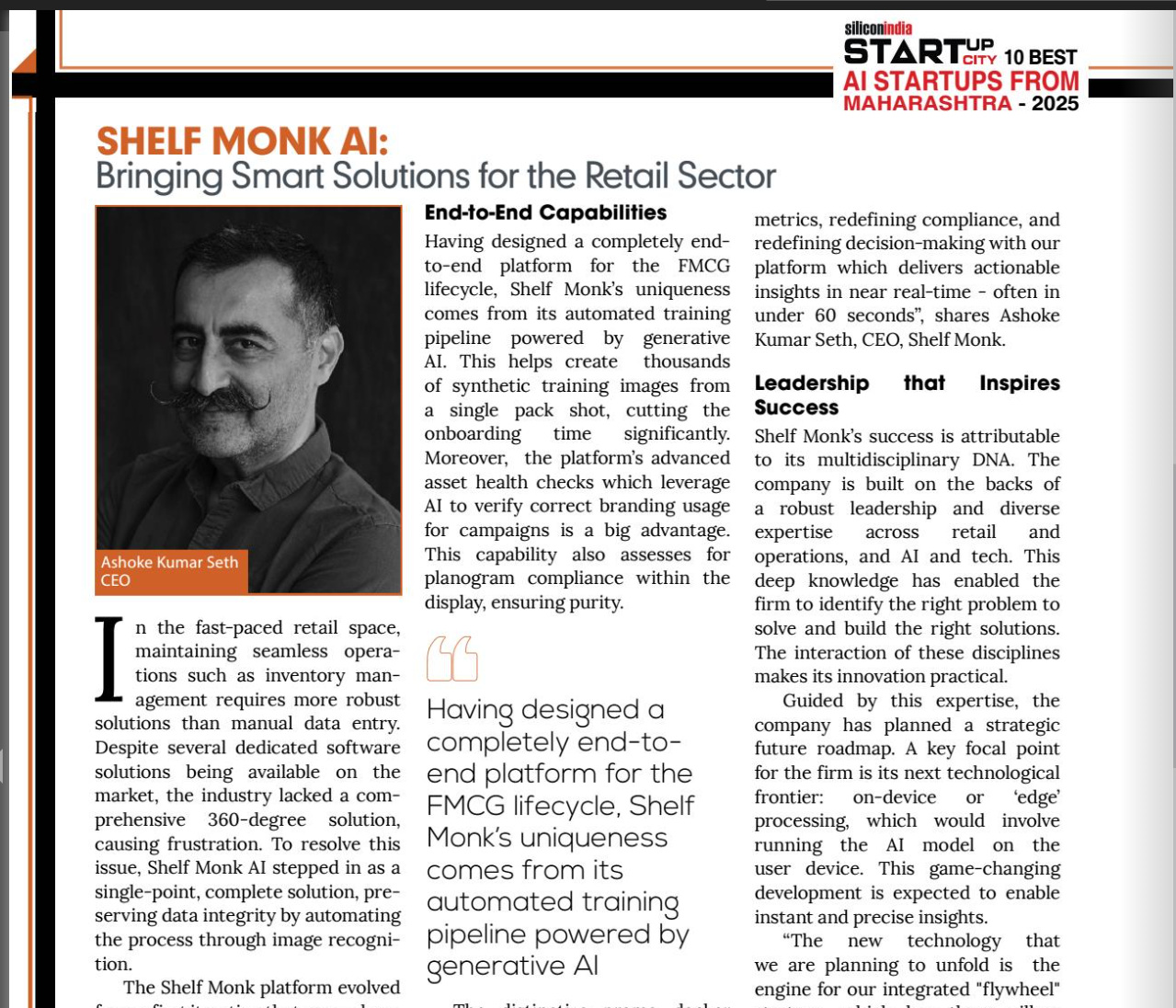 SiliconIndia Magazine Feature Page